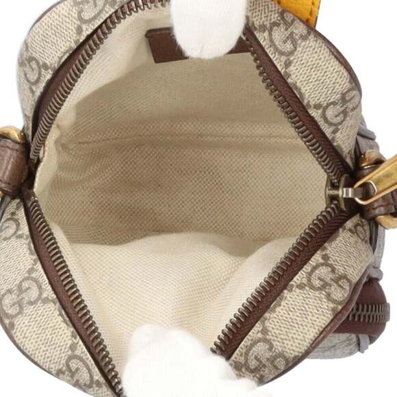 GUCCI Authentic Cream Canvas Shoulder Bag - Picture 6 of 9